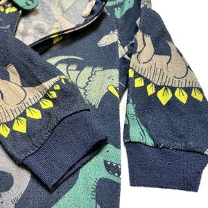 Just One You 18m PRELOVED Dinosaur Footie Pajamas some pilling through out body